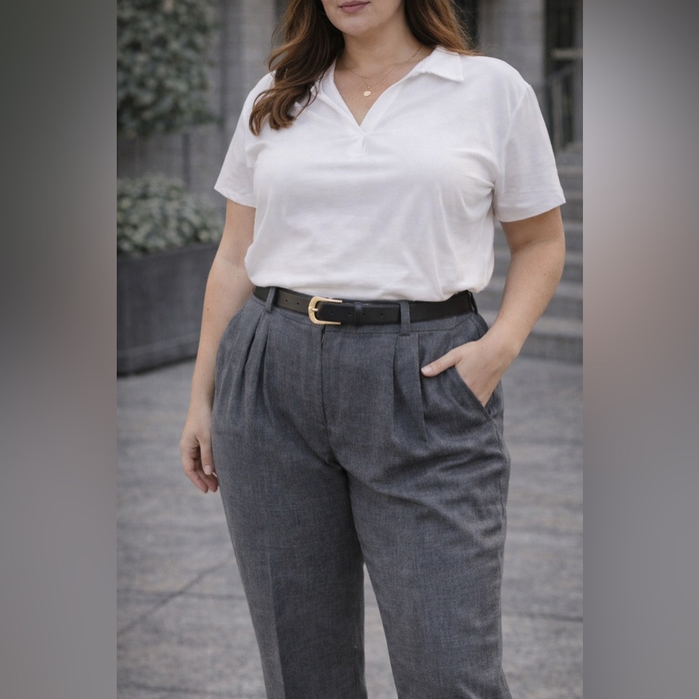 Fundamental Things Women’s Dress Pants Size 14 High Waisted Pleated Trousers